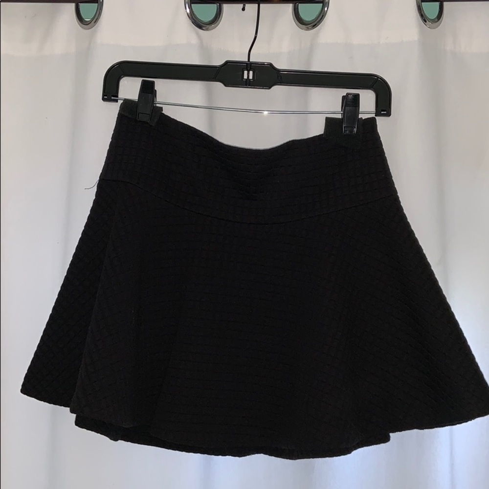 alice + olivia quilted flare skirt